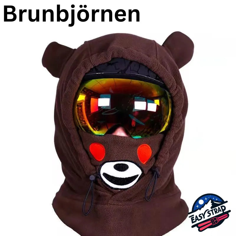 Skidhuvan | Gör skidåkningen roligare Easy Strap TJÅKKO Brunbjörnen
