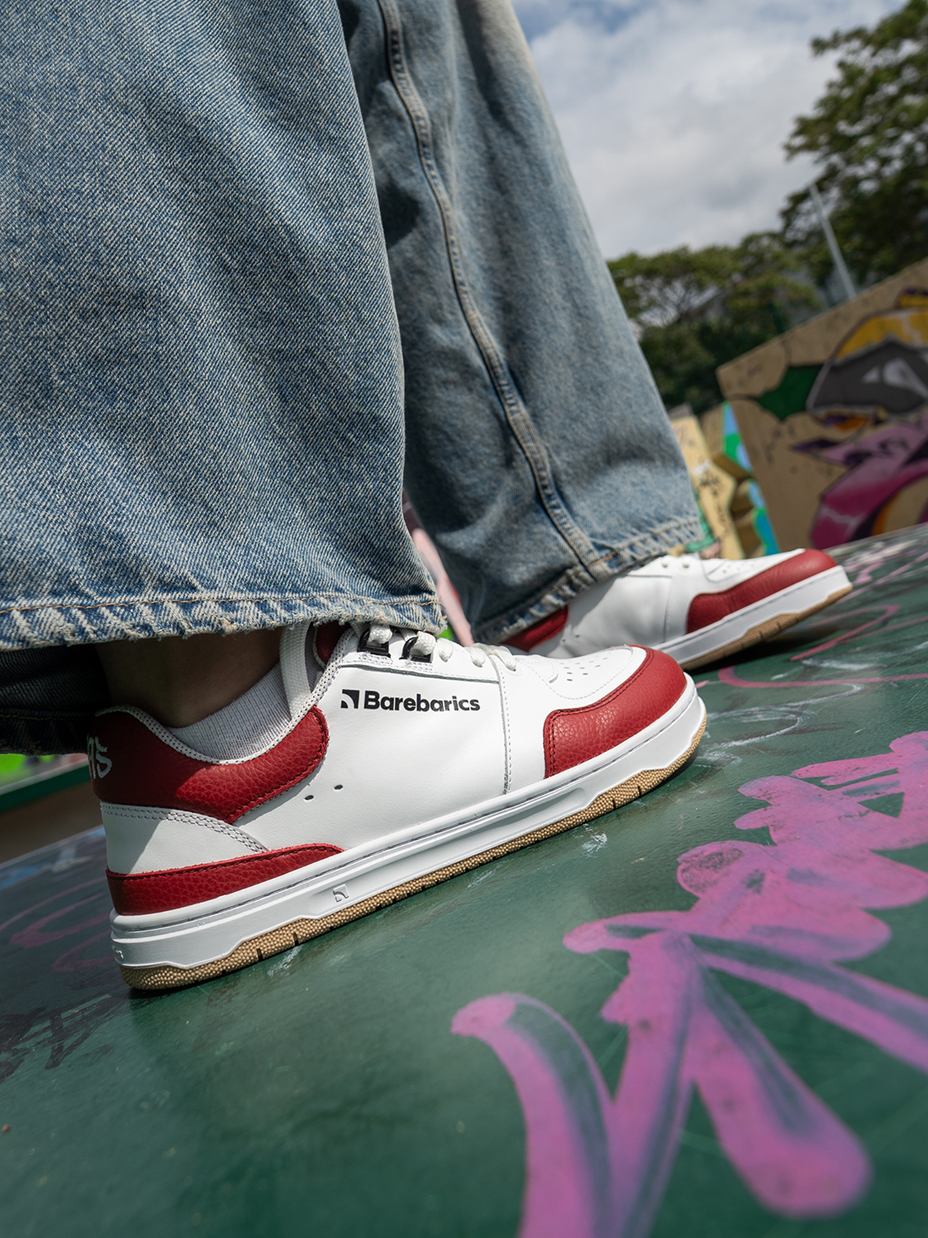 Barebarics Sneakers | Wave | Klassiska barfotasneakers i retrostil