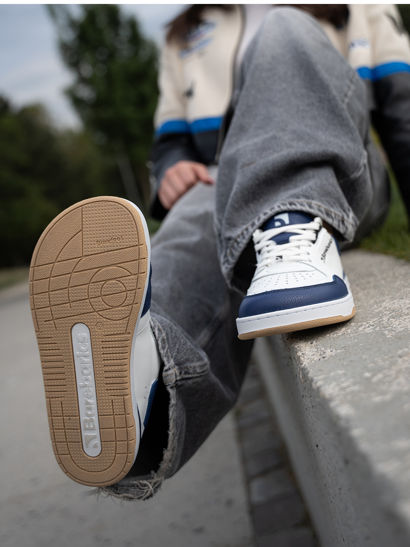 Barebarics Sneakers | Wave | Klassiska barfotasneakers i retrostil