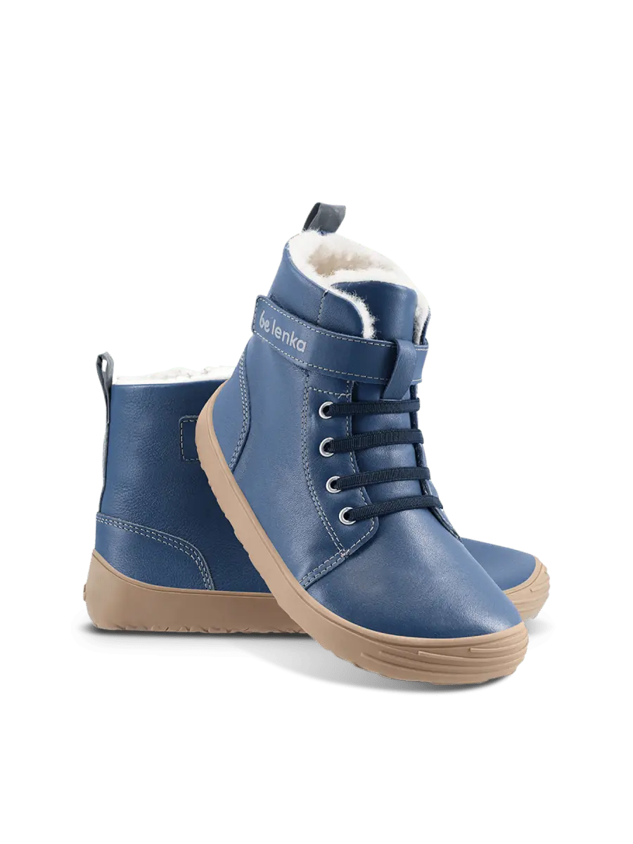Be Lenka | Winter KIDS | Ullfodrad Barfotakänga för Barn - TJÅKKO