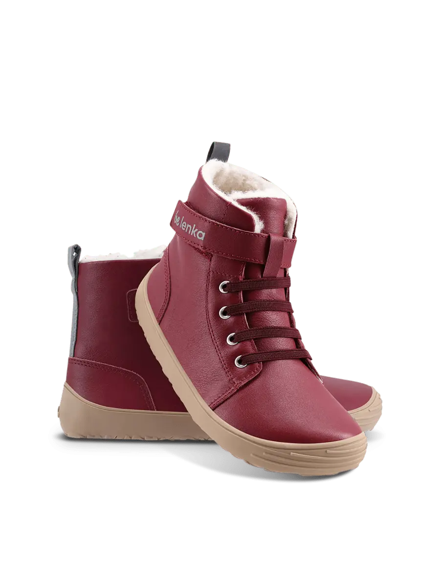 Be Lenka | Winter KIDS | Ullfodrad Barfotakänga för Barn - TJÅKKO