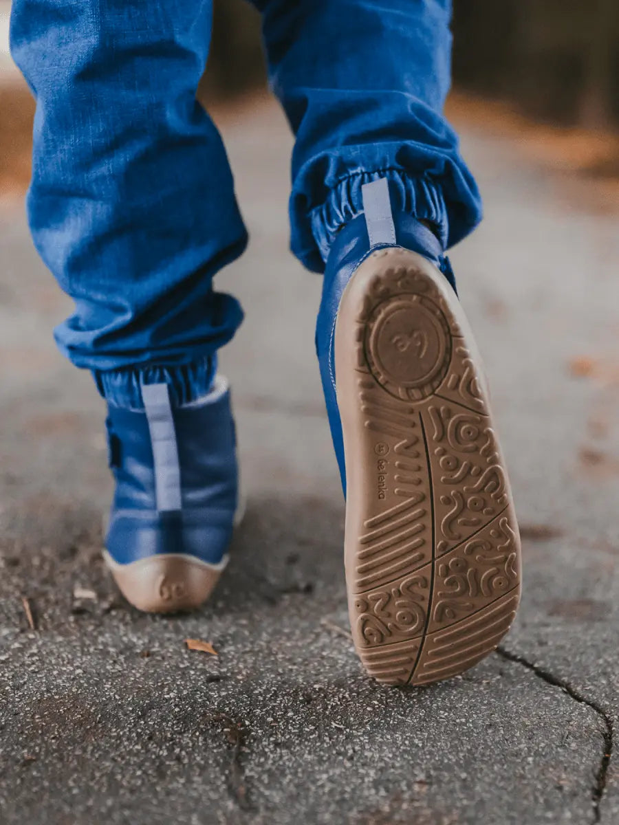 Be Lenka | Winter KIDS | Ullfodrad Barfotakänga för Barn - TJÅKKO