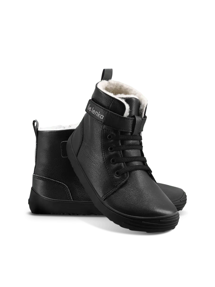 Be Lenka | Winter KIDS | Ullfodrad Barfotakänga för Barn - TJÅKKO