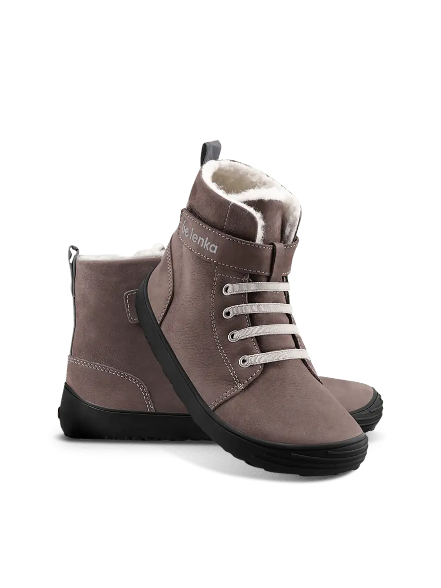 Be Lenka | Winter KIDS | Ullfodrad Barfotakänga för Barn - TJÅKKO