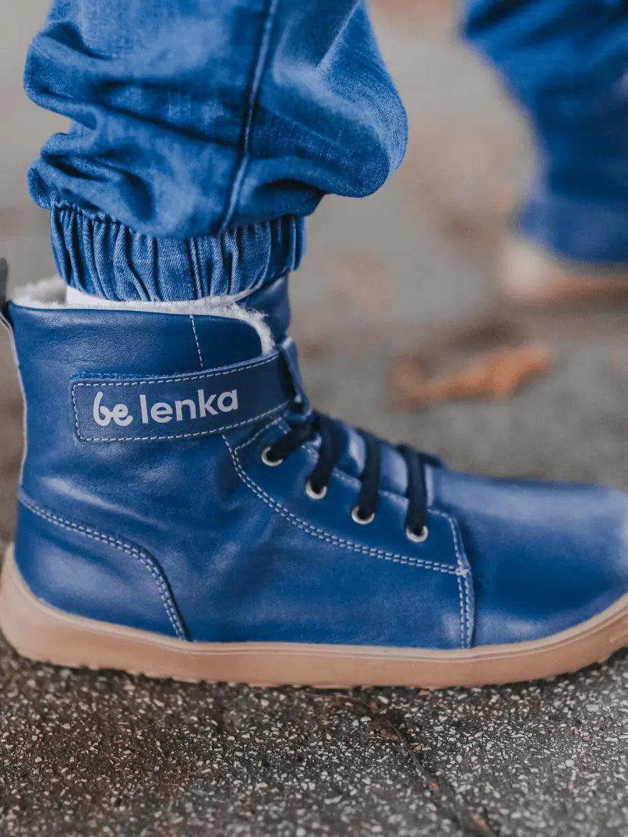 Be Lenka | Winter KIDS | Ullfodrad Barfotakänga för Barn - TJÅKKO