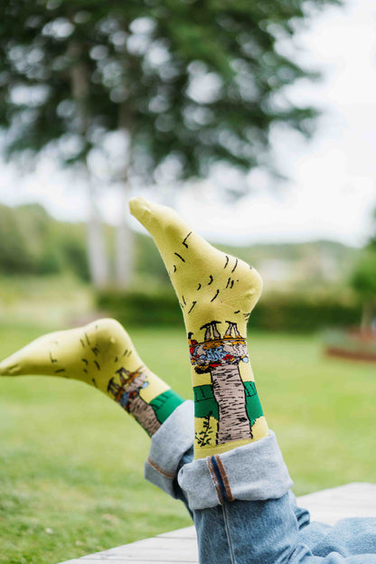Oddlysocks Ekologiska Strumpor | Carl Larsson | Frukost under stora björken