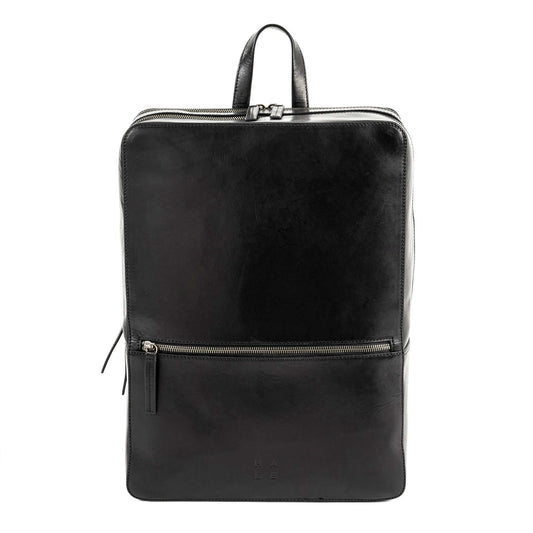 GALTABÄCK Backpack Large Halland Leather Manufacturing TJÅKKO Black