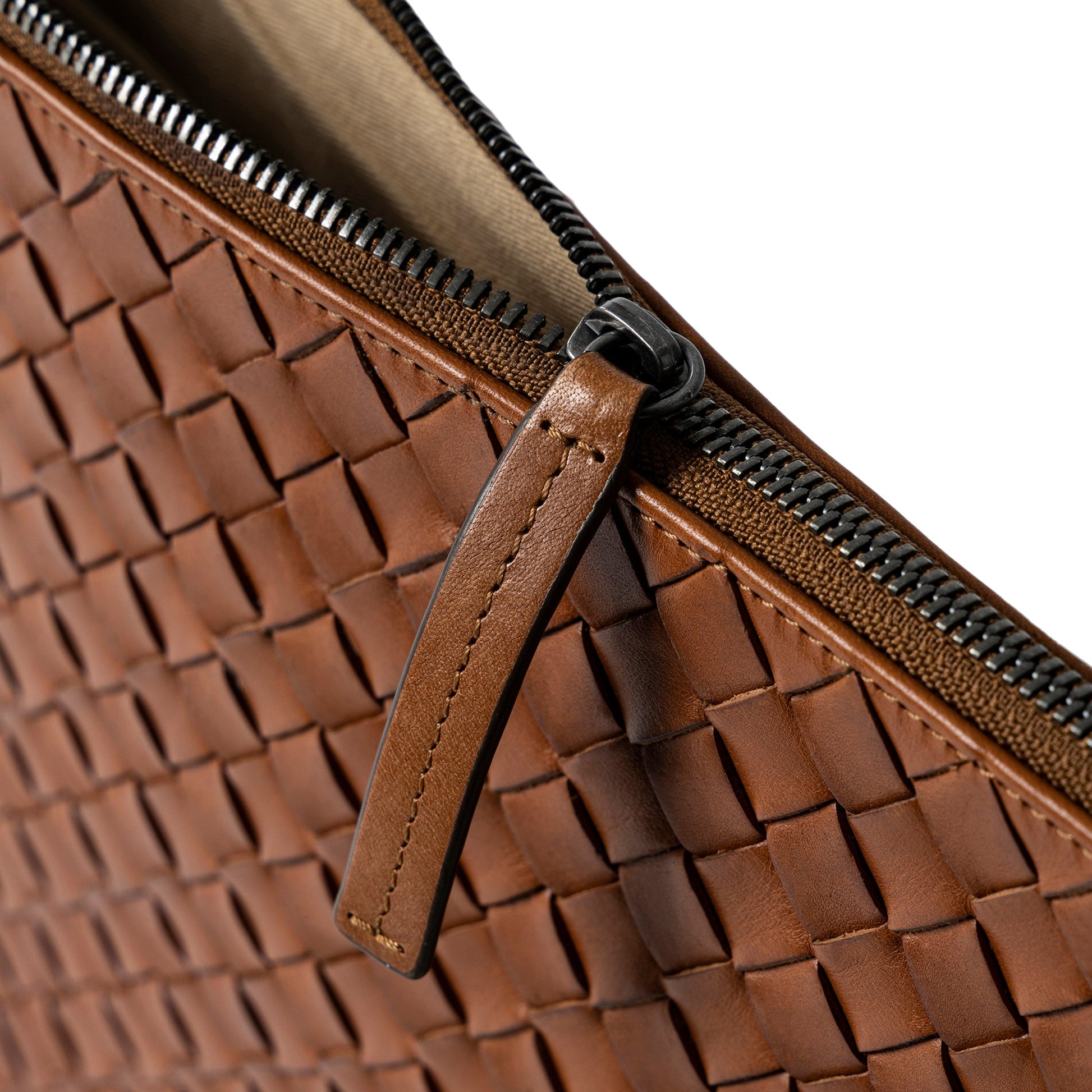 STRANNINGE Braided Computer Case 16 inch Halland Leather Manufacturing TJÅKKO