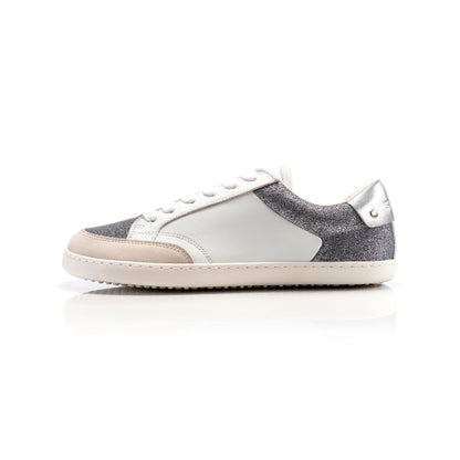 Shapen | Charm | Sneakers with glitter and leather