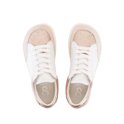 Shapen | Charm | Sneakers with glitter and leather