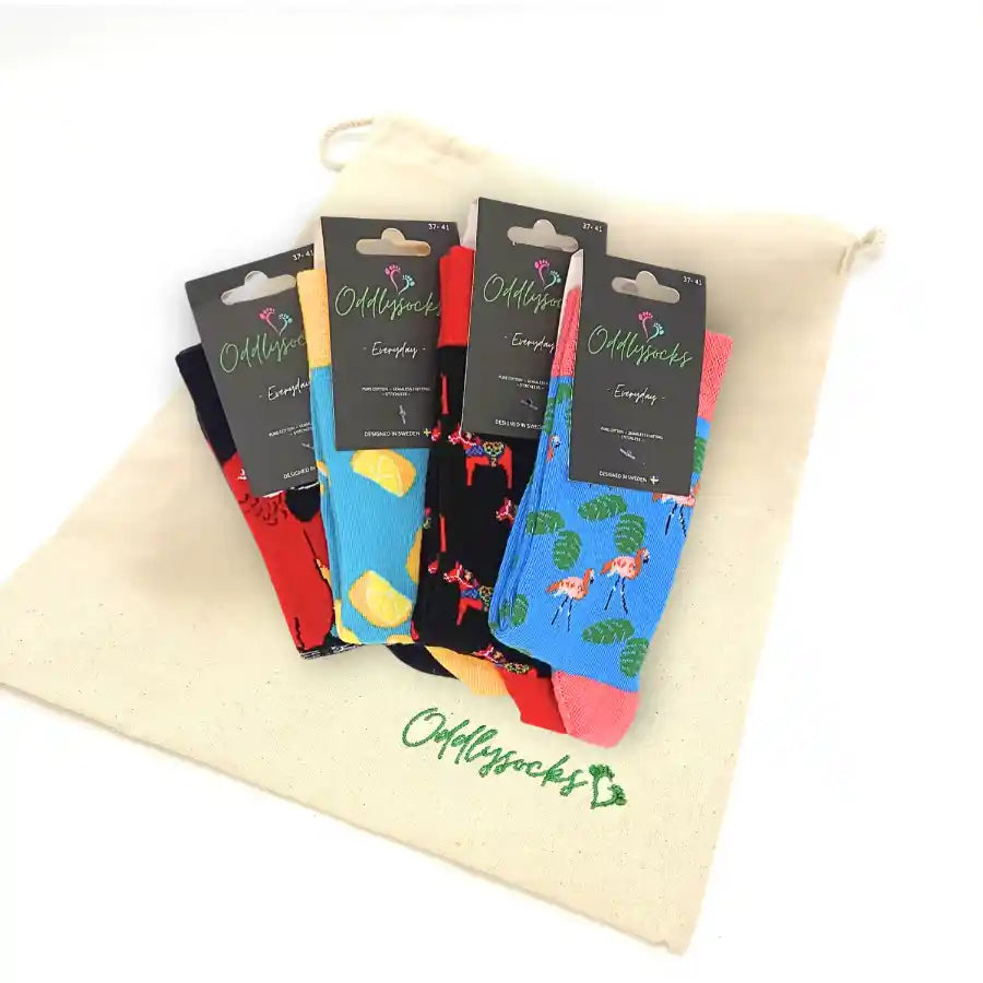 Oddlysocks | Skopåse i ekologisk bomull Oddlysocks TJÅKKO