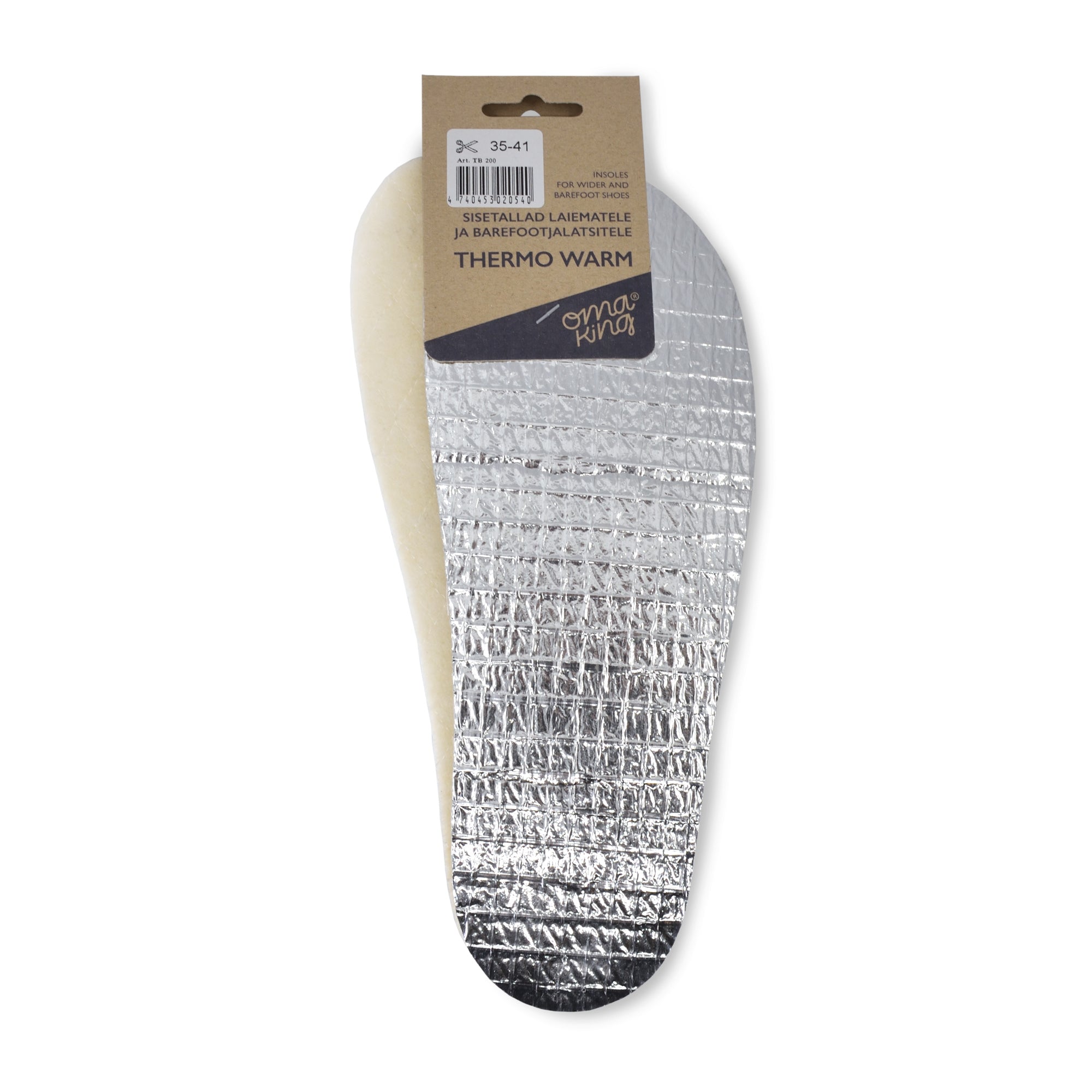 OmaKing | Trelagers thermosulor med merino | Thermo Warm OmaKing TJÅKKO