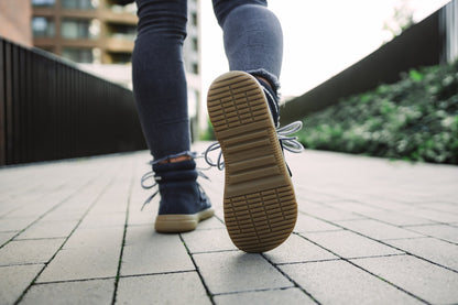 Barebarics | Blizzard | Höga barfotasneakers med nubuckläder Barebarics TJÅKKO