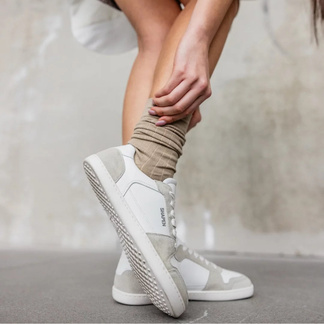 Shapen | RE:WIND | Retro Sneakers i läder Shapen TJÅKKO