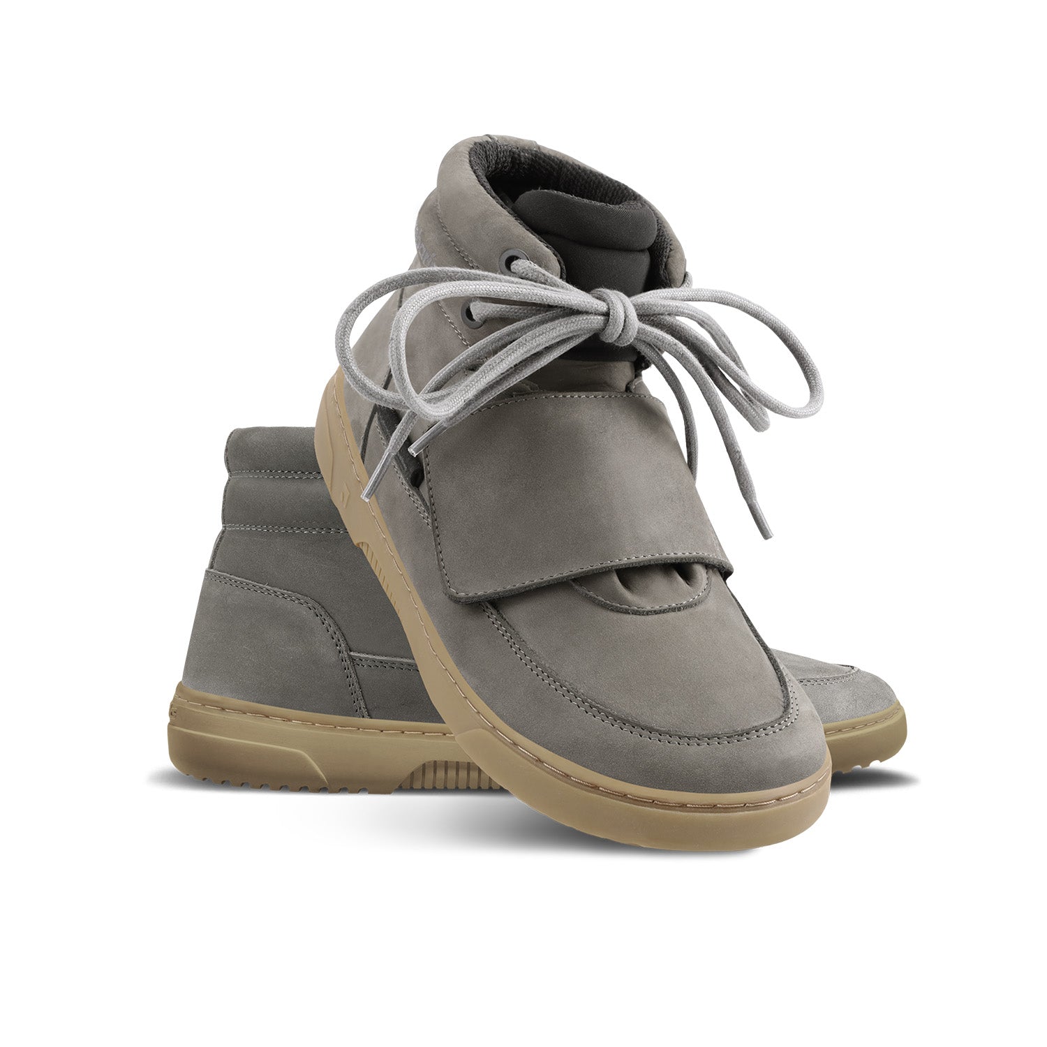 Barebarics | Blizzard | Höga barfotasneakers med nubuckläder Barebarics TJÅKKO