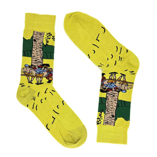 Oddlysocks Ekologiska Strumpor | Carl Larsson | Frukost under stora björken