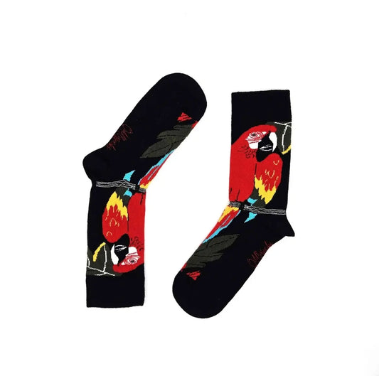 Oddlysocks Mönstrade strumpor | Papegoja - TJÅKKO