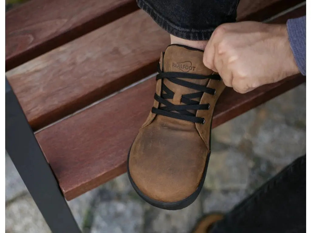 Realfoot City Jungle | Naturbrun | Vardagssko i läder - TJÅKKO