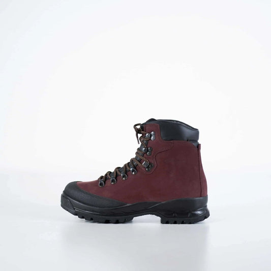Samelin | TJÅKKO 553P Hiking Boots | Premium vandringskängor med Vibram - sula | Burgundy - TJÅKKO